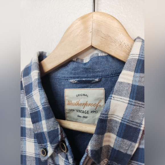 Original Weatherproof Vintage Men's Button Down Flannel - Picture 4 of 6